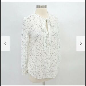 Rails Colette Mini Heart Tie Blouse Size L